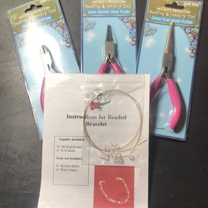 wireworking kit -Bracelet-Jewellery craft complete kit with tools.